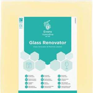 Evans Vanodine GLASS RENOVATOR 5 Litre Bottle