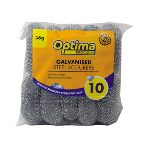 Optima Proclean Galvanized Steel Scourers 10 packs of 10