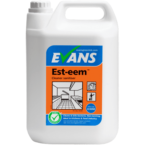 Evans Vanodine EST- EEM Sanitiser & Cleaner 5 Litres