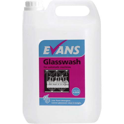Evans Vanodine GLASSWASH for automatic machines 5 Litres