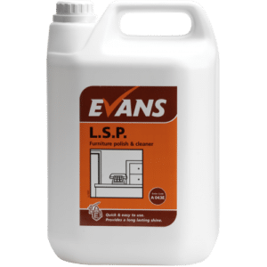 Evans Vanodine L.S.P. Liquid Spray Polish Multi Surface 5 Litres