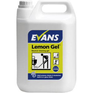 Evans Vanodine LEMON GEL for mopping & spray cleaning floors 5 Litre Bottle