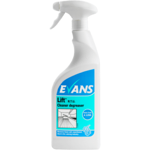 Evans Vanodine LIFT heavy duty degreaser in a trigger spray 750 ML