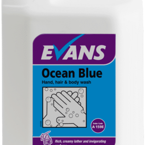 Evans Vanodine OCEAN BLUE Hand Body Wash & Shampoo 5 Litre Bottle