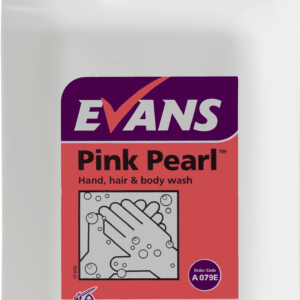 Evans Vanodine PINK PEARL Hand Body Wash & Shampoo 5 Litre Bottle