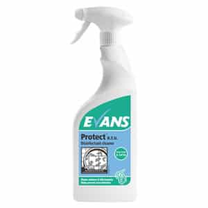 Evans Vanodine PROTECT Disinfectant in a 750 ML trigger spray