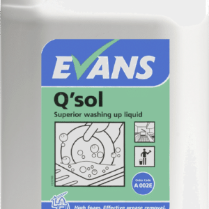 Evans Vanodine Q'SOL General Purpose Detergent 5 Litre Bottle
