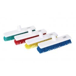 12" Soft Head Brush Head -In Blue, Green, Red and Yellow