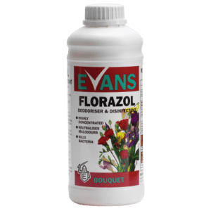Evans Vanodine FLORAZOL BOUQUET Air Freshener Concentrated Deodoriser 1 Litre