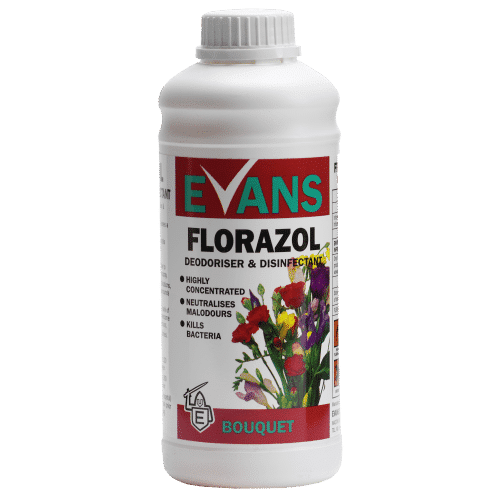 Evans Vanodine FLORAZOL BOUQUET Air Freshener Concentrated Deodoriser 1 Litre