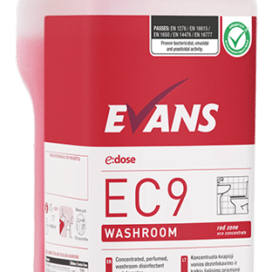 Evans Vanodine EC9 washroom Cleaner & Descaler 1 ltr concentrate