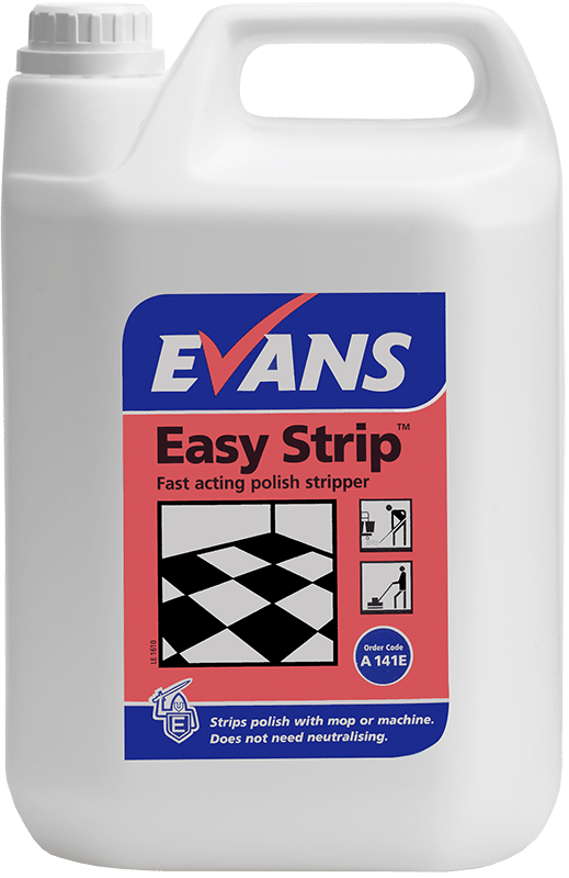 Evans Vanodine EASY STRIP floor polish stripper 5 Litre