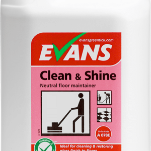 Evans Vanodine CLEAN & SHINE perfumed floor maintainer 5 litre