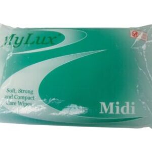 Mylux Eco Midi Dry Wipes - 125 Wipes Per Pack Case of 32 packs