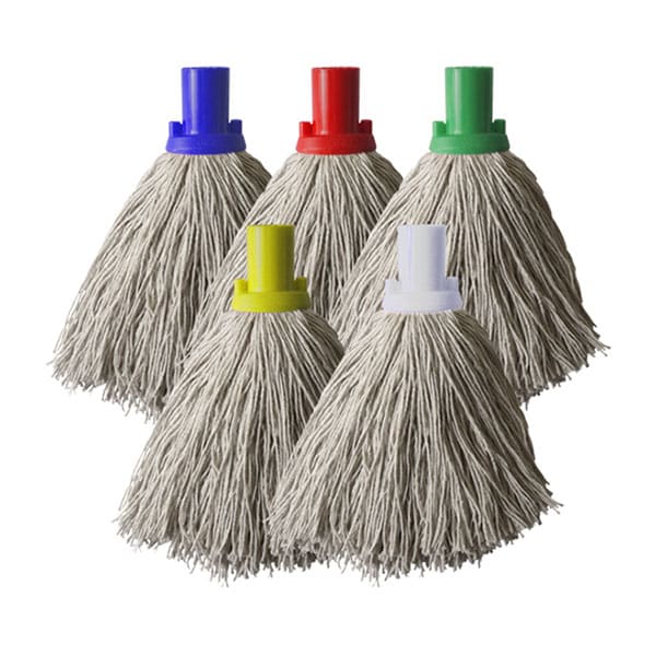 Twine Socket Mop Head 185g pack of 10 choice of 4 colours