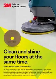 Scotch-Brite Clean & Shine Floor Pads 19" pack of 5 - Image 5