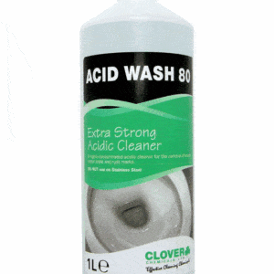 Clover Chemicals ACID WASH 80 extra strong acidic cleaner 1 litre