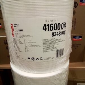 WypAll X70 medium duty cloths from Kimberley Clark 870 sheets.