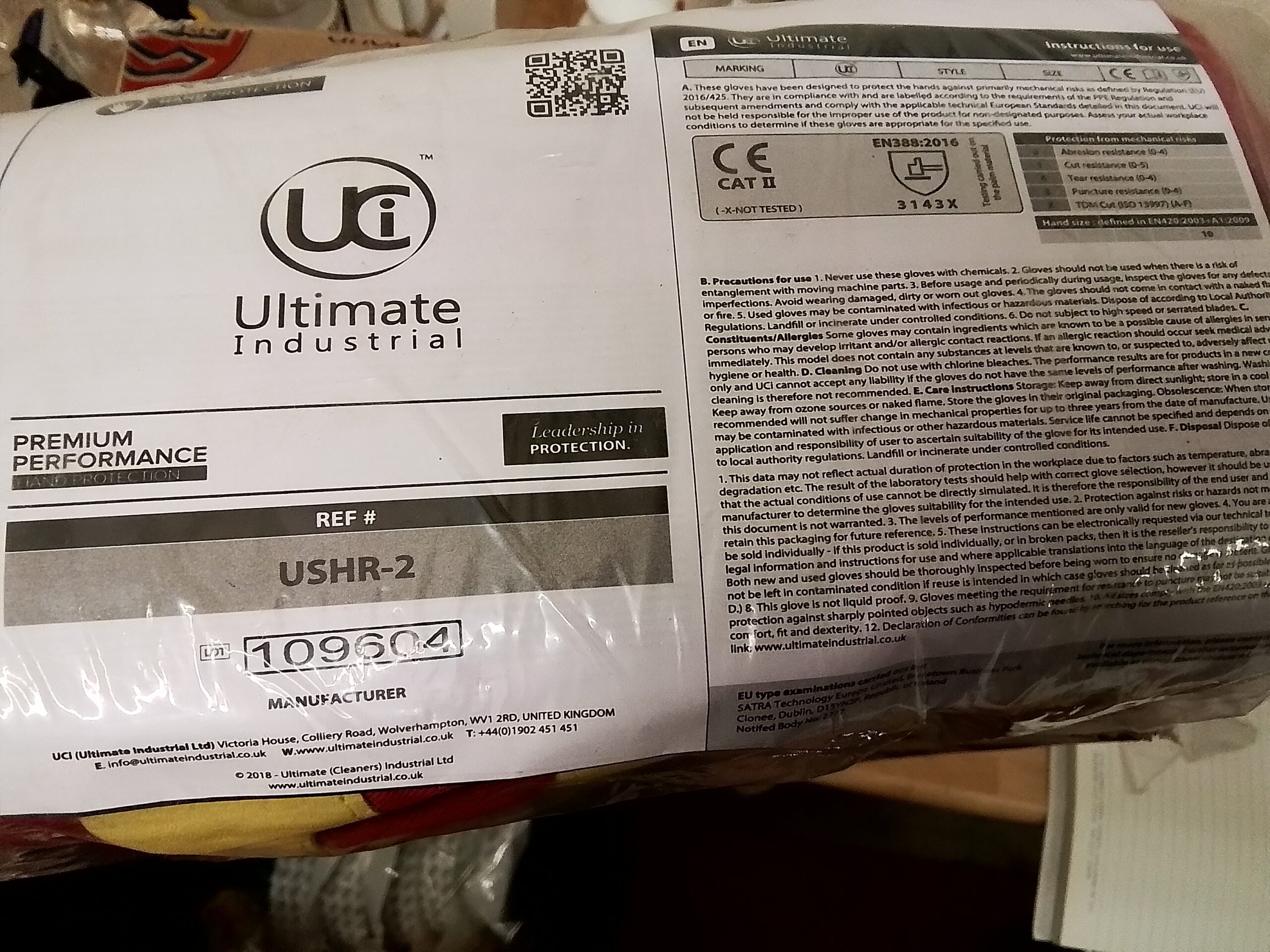 Ultimate Industrial Cow Hide Rigger Gloves size 10 pack of 10 pairs - Image 3