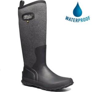 Bogs Women's Oxford Tall Wellington Boots Black Size 5 (UK)