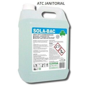 Clover Chemicals SOLA-BAC Heavy Duty Bactericidal Cleaner 5 Litre