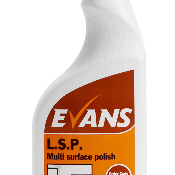 Evans Vanodine Liquid Spray Polish 750 ml bottle box of 6 - Image 2