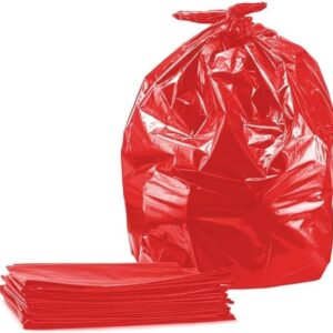 Red Heavy Duty Bin Liners box of 200
