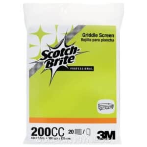 Scotch-Brite Griddle Screen 200CC heavy duty cleaning pad pack of 20