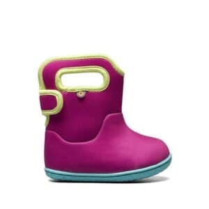 BOGS kids wellies UK size 8 in Magenta fur lined